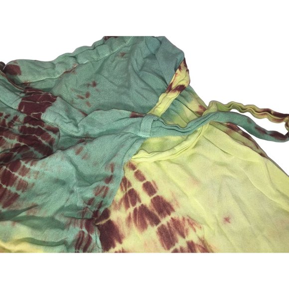 Neelam Green, Brown Yellow Gypsy Skirt - One Size Fit All  91494 - Picture 7 of 10